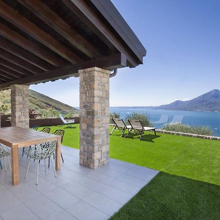 Villa Divina - Apt Icona Con Piscina E Vista Lago Castelletto Di Brenzone Eksteriør bilde